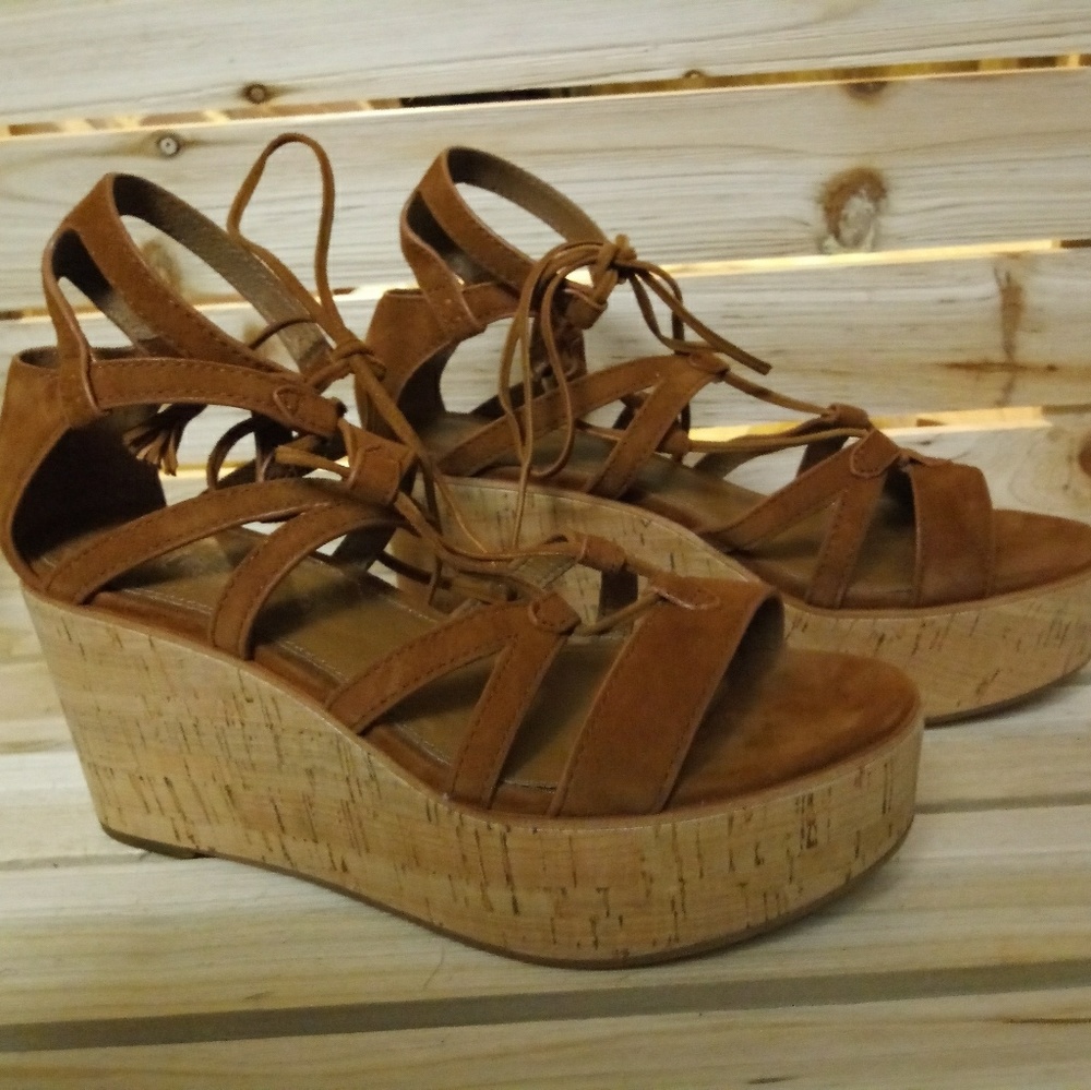 FRYE - Heather Gladiator Wedge Sandal